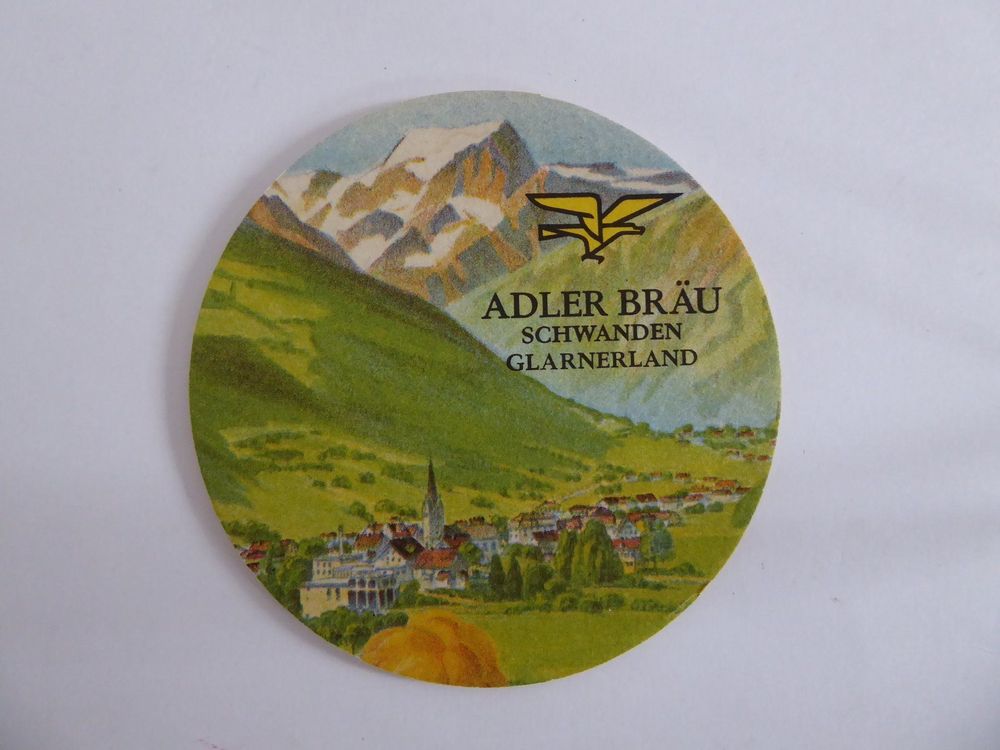 Toller Bierdeckel Adler Br u Schwanden Kaufen Auf Ricardo