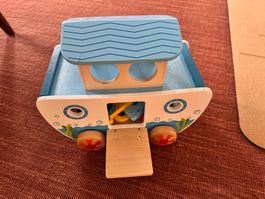 Holz-Arche Noah, mit Tieren, tolles Spielzeug für Kinder