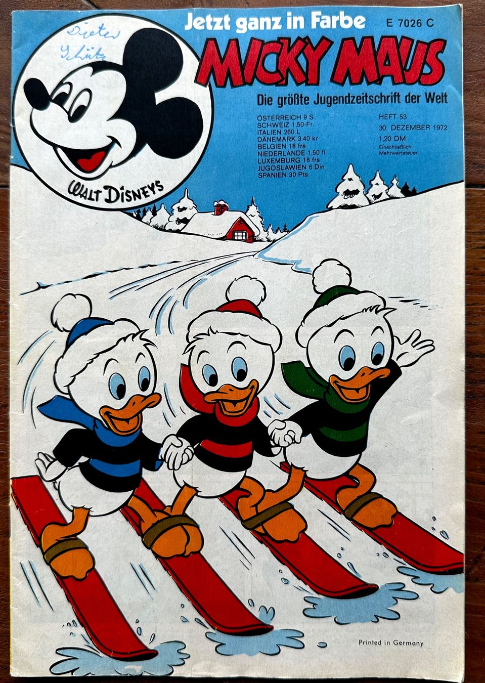 Fumetti: Micky Maus Nr. 53   30.12.1972, hunderte Comics ab 1.- – Usato da Seltisberg venduto da quadartswiss