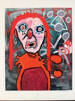 Paul Kostabi - Farblithographie 