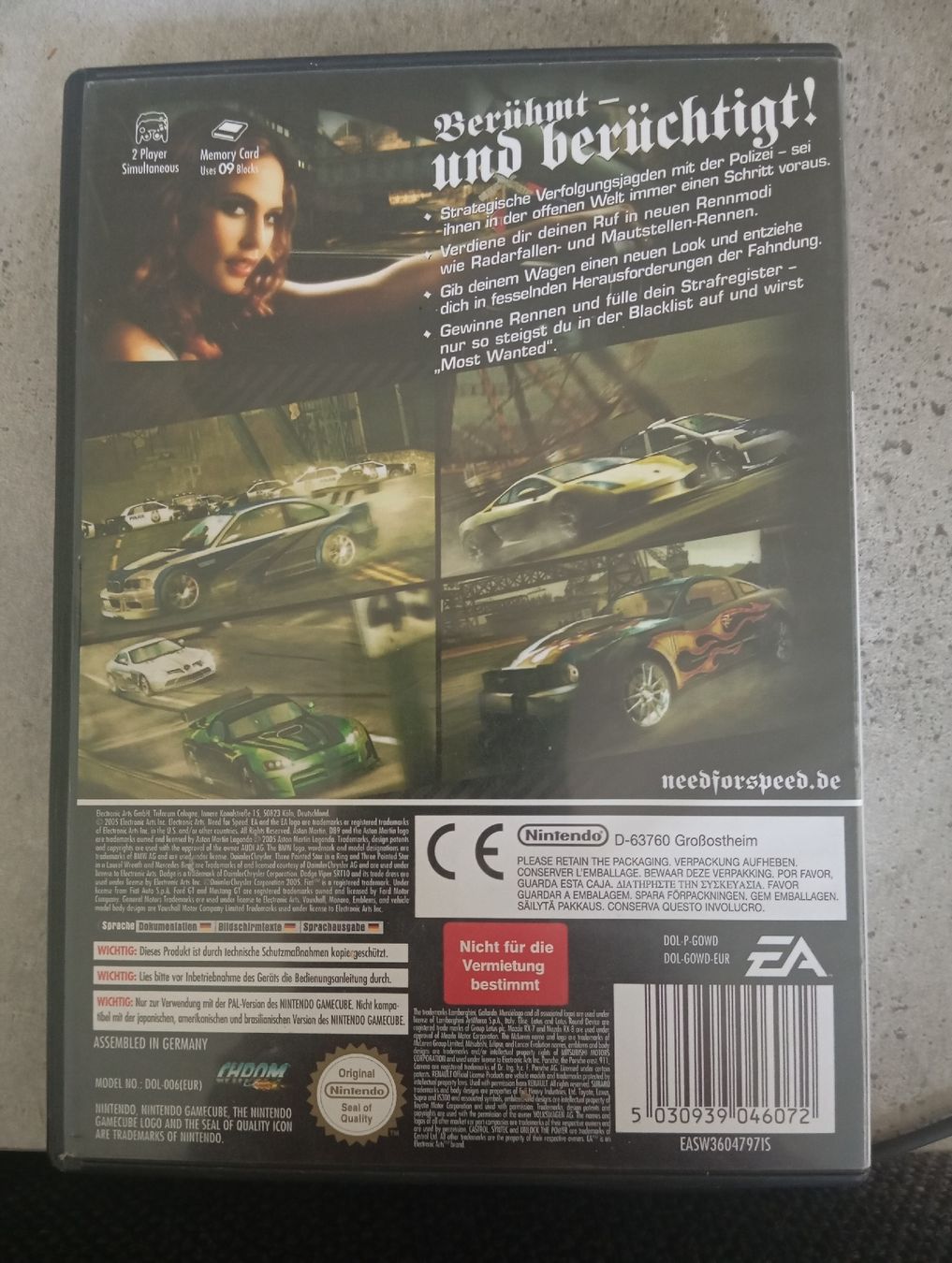 Giochi: Need for Speed Most Wanted Gamecube – Usato da Liestal venduto da BCTownOriginal 1