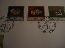 Liechtenstein, Set FDC 1990, 11 Belege