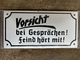 Vorsicht bei Gesprächen der feind hört mit 2.weltkrieg stasi