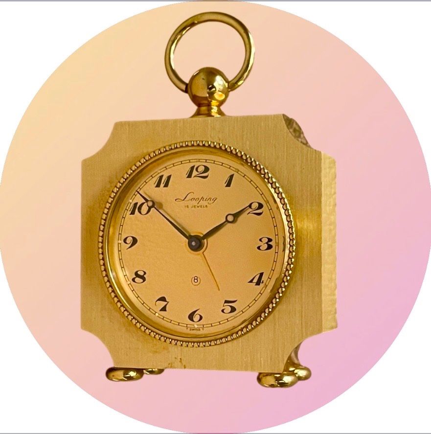 Looping Wecker: Looping 8 Day Swiss Alarm Clock – Gebraucht aus lyss von Uhrenparadies 1