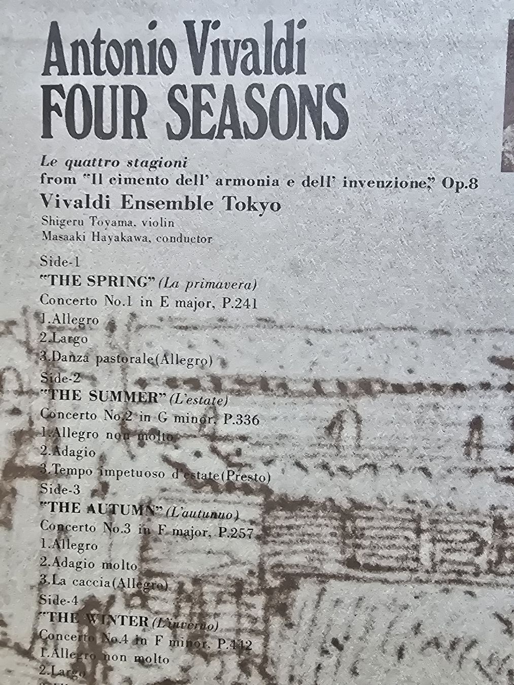 Dischi in vinile: Vivaldi Four Seasons Vivaldi Ensemble Tokyo RCA – Usato da Hedingen venduto da mickway 2