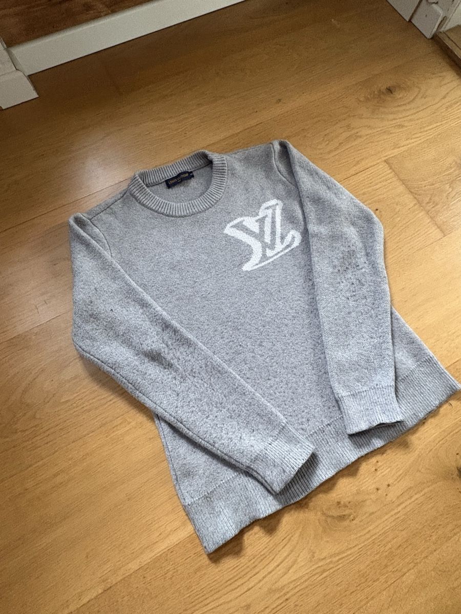Louis Vuitton Pullover & Sweatshirts: LV Strickpullover Grau – Größe S – Gebraucht aus Langenthal von jud_bf8h 1