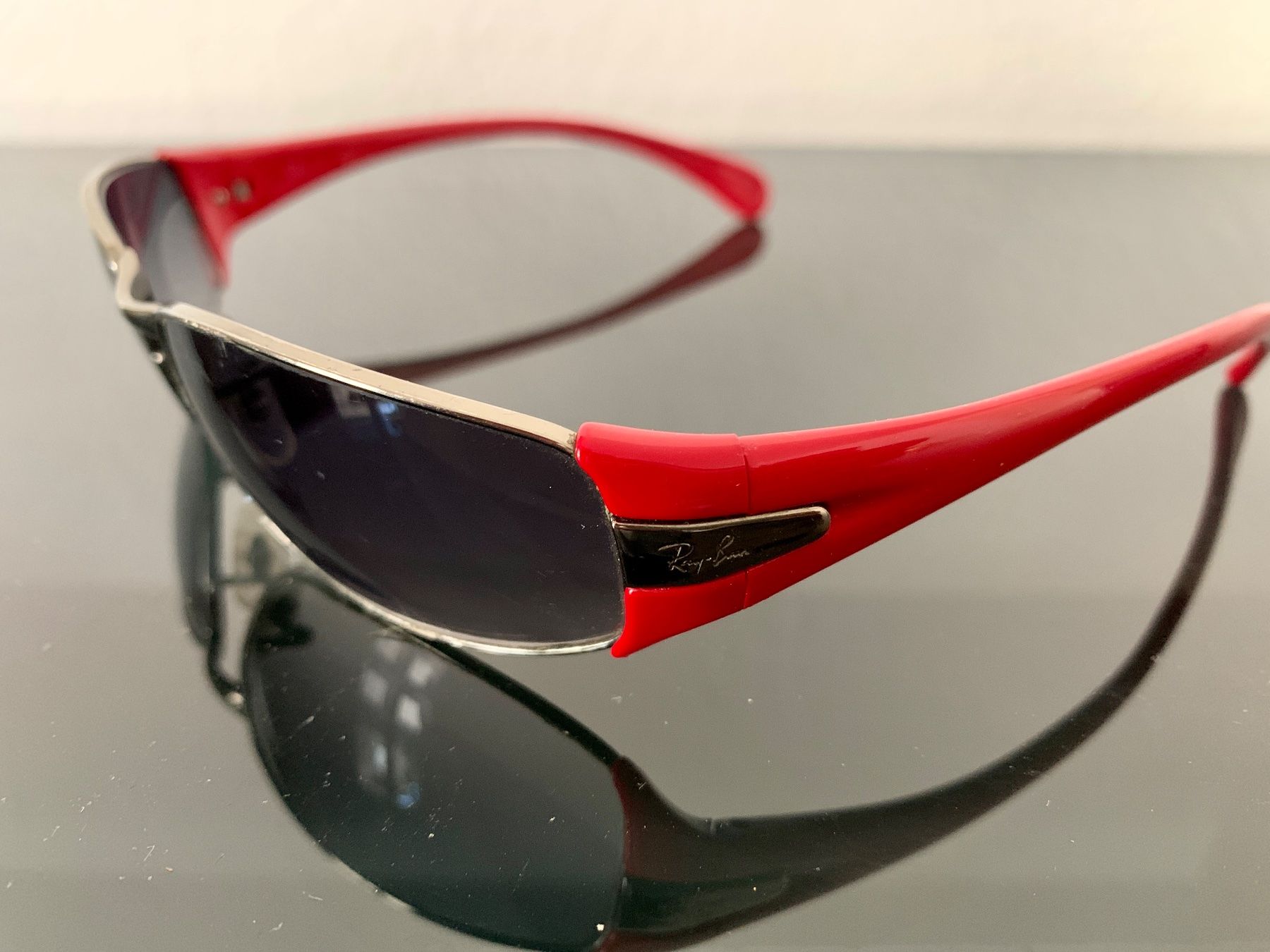 Ray-Ban Occhiali & Lenti: Ray-Ban Sonnenbrille Modell 3261 / rot – Usato da Zürich venduto da Les_Zurichois 6