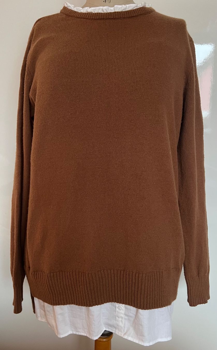 Esprit Maglioni & Felpe: Brauner Herbst-Pullover mit Kragen - XL - Top! – Usato da Kilchberg ZH venduto da jul_d2j2