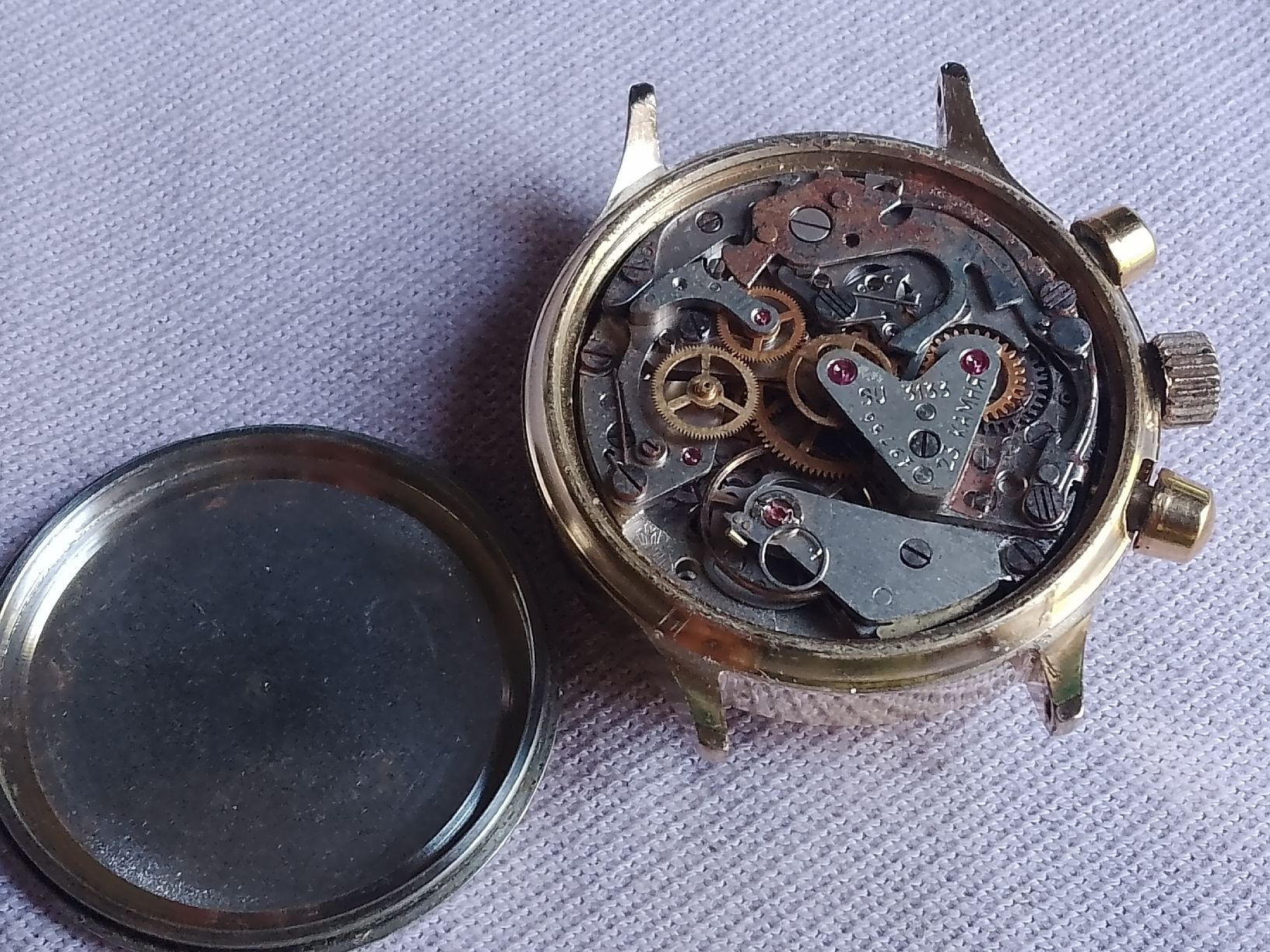 Poljot Orologi: Poljot Chronograph 38mm fur uhrmacker  – Difettoso da Agno venduto da sam2608 1