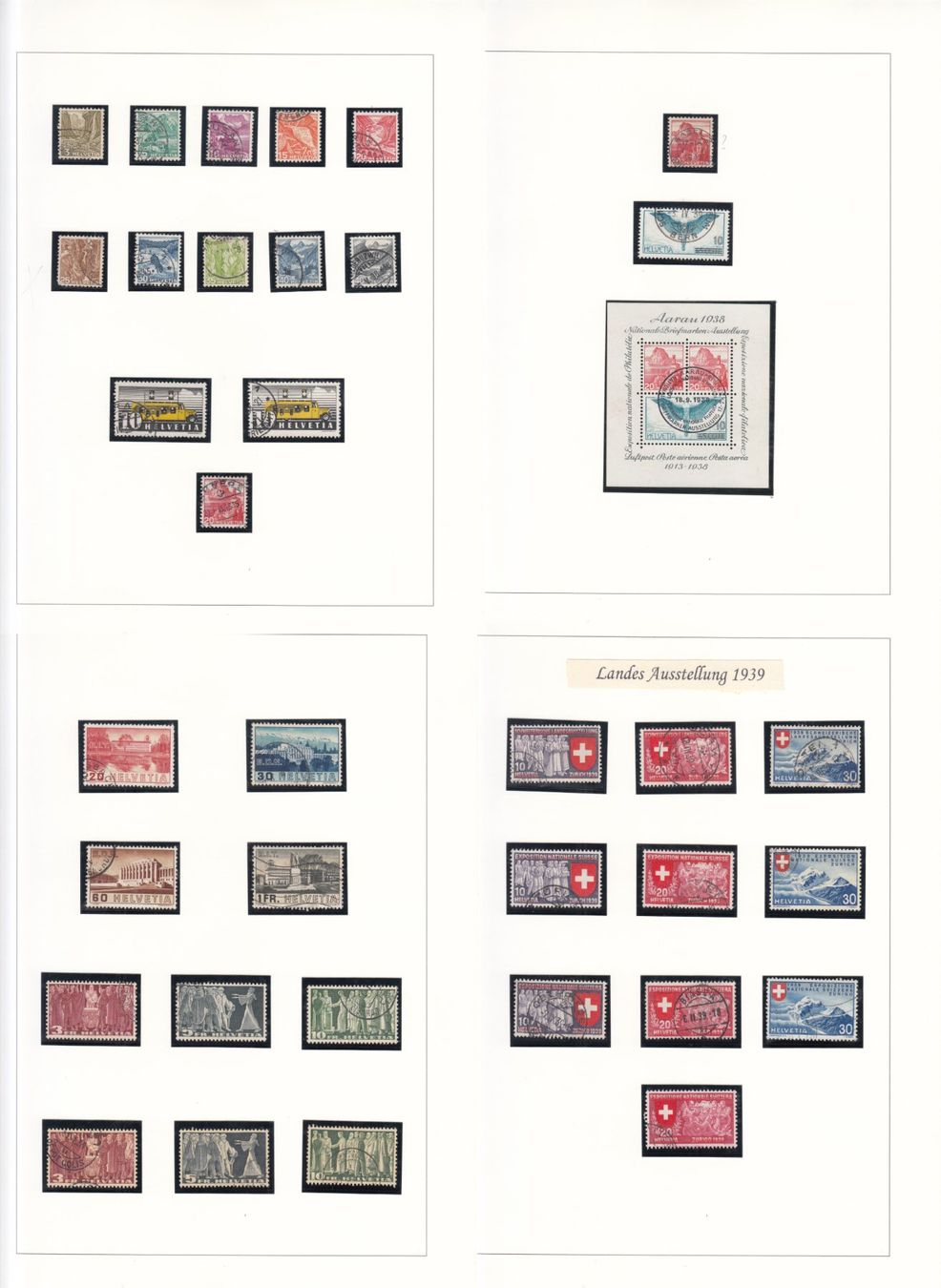 Tutti i francobolli: CH 1900 - 1953 Teilsammlung – Usato da Bürglen TG venduto da StampGraf 4