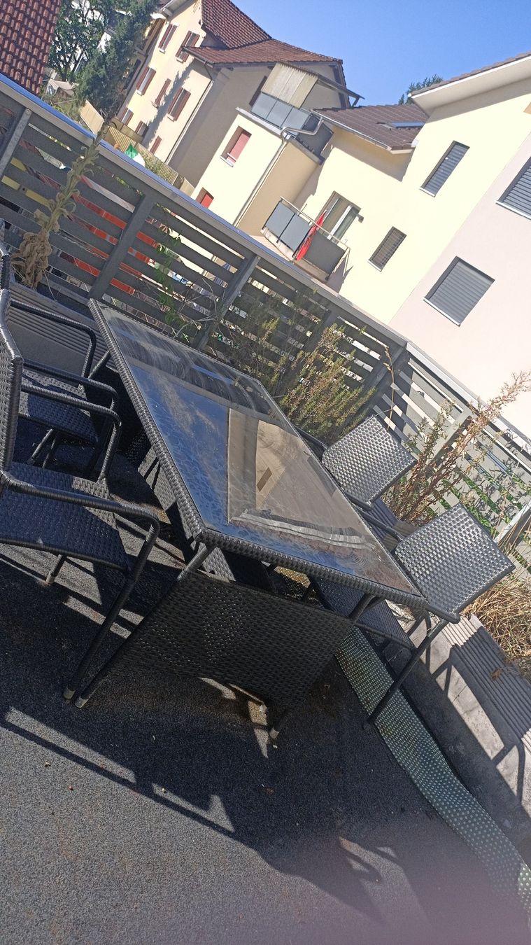 Tischset: Garten Tisch mit 4 Stühlen – Neu (gemäss Beschreibung) aus Koppigen von sch_m9bj 1