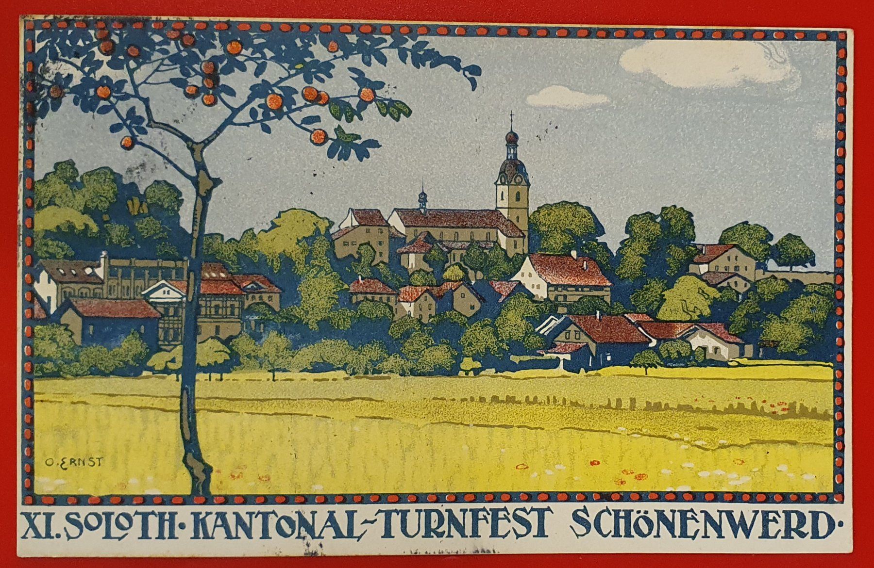 Cartoline postali: Schönenwerd Turnfest – Usato da Kreuzlingen venduto da Rschweiz1