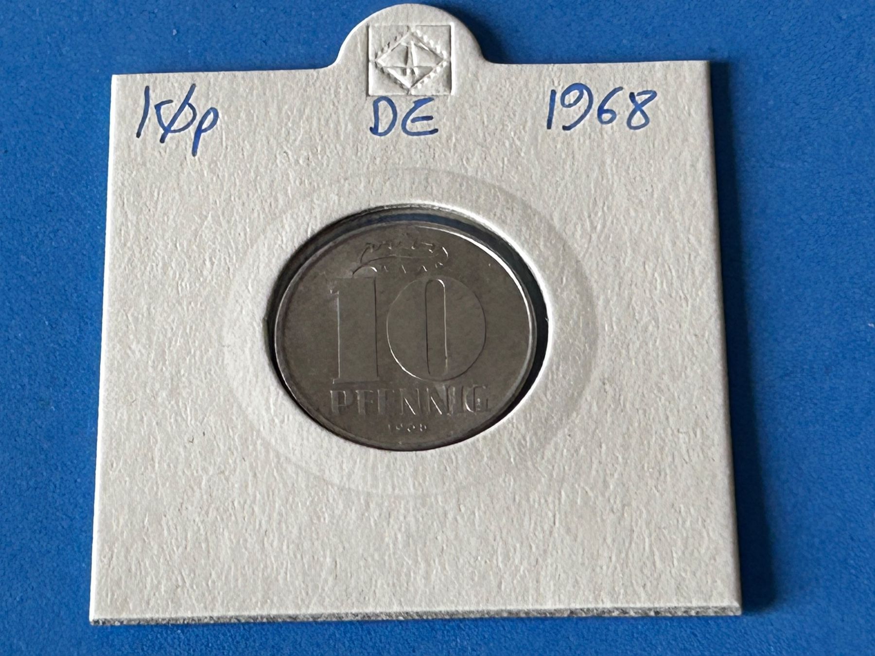 Alle Münzen: Germany - 10 Pfennigs 1968 – Gebraucht aus Corcelles NE von AJKader 6