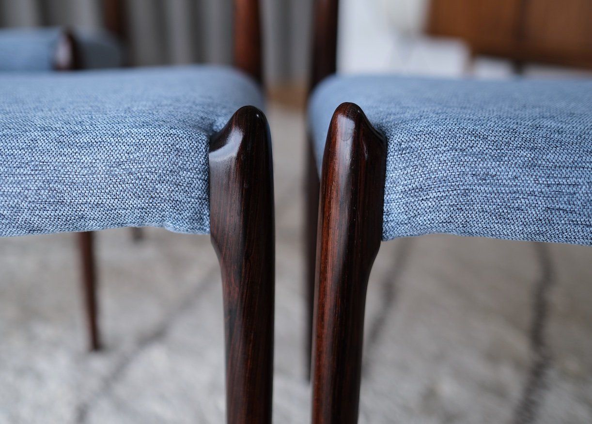 Stühle: 4 Niels Møller Chairs Model 78 Palisander – Gebraucht aus Bern von Zmodern_VIN 9