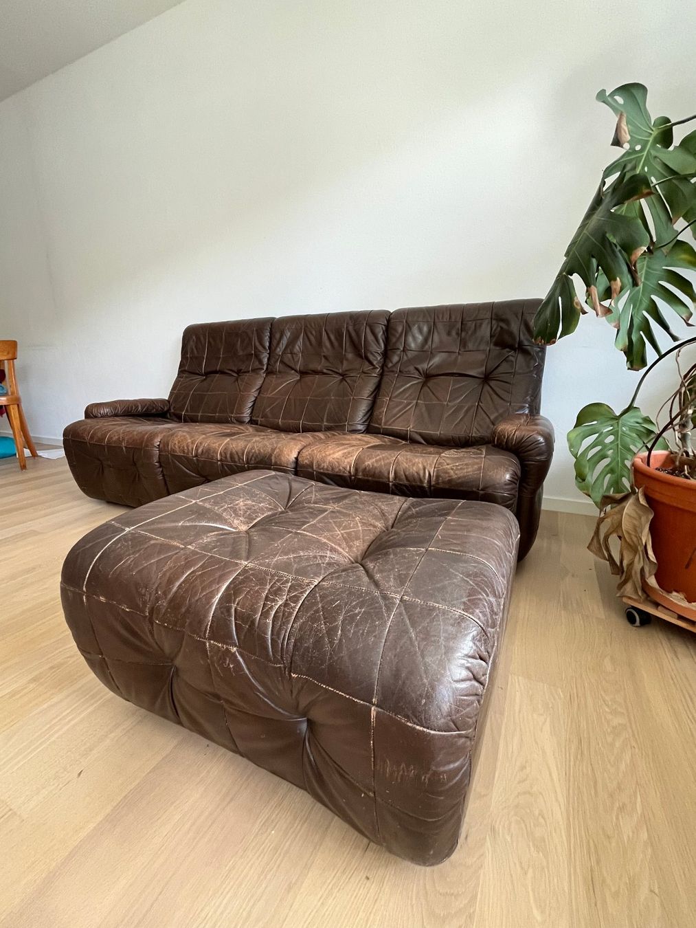 Divani: Schweizer Design Ledersofa, Vintage, De Sede-Aera – Usato da Thalwil venduto da schlluka 4