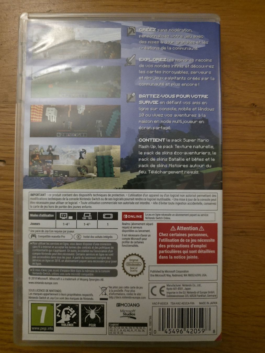 Nintendo Jeux: Minecraft - Nintendo Switch  – D'occasion à Zürich par jabo22 1