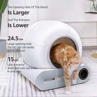Litière automatique pour chat, intelligente, silencieuse