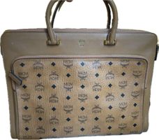 Elegante MCM Aktentasche im Signature-Design, Top Zustand!