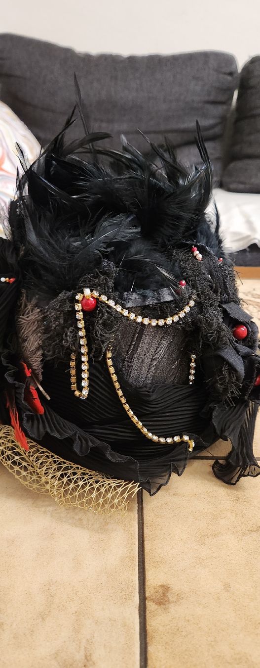 Kostüme: carnevale Giacca da domatrice Circo +Cappello piume e strass – Gebraucht aus Zürich von gra_lj62 8