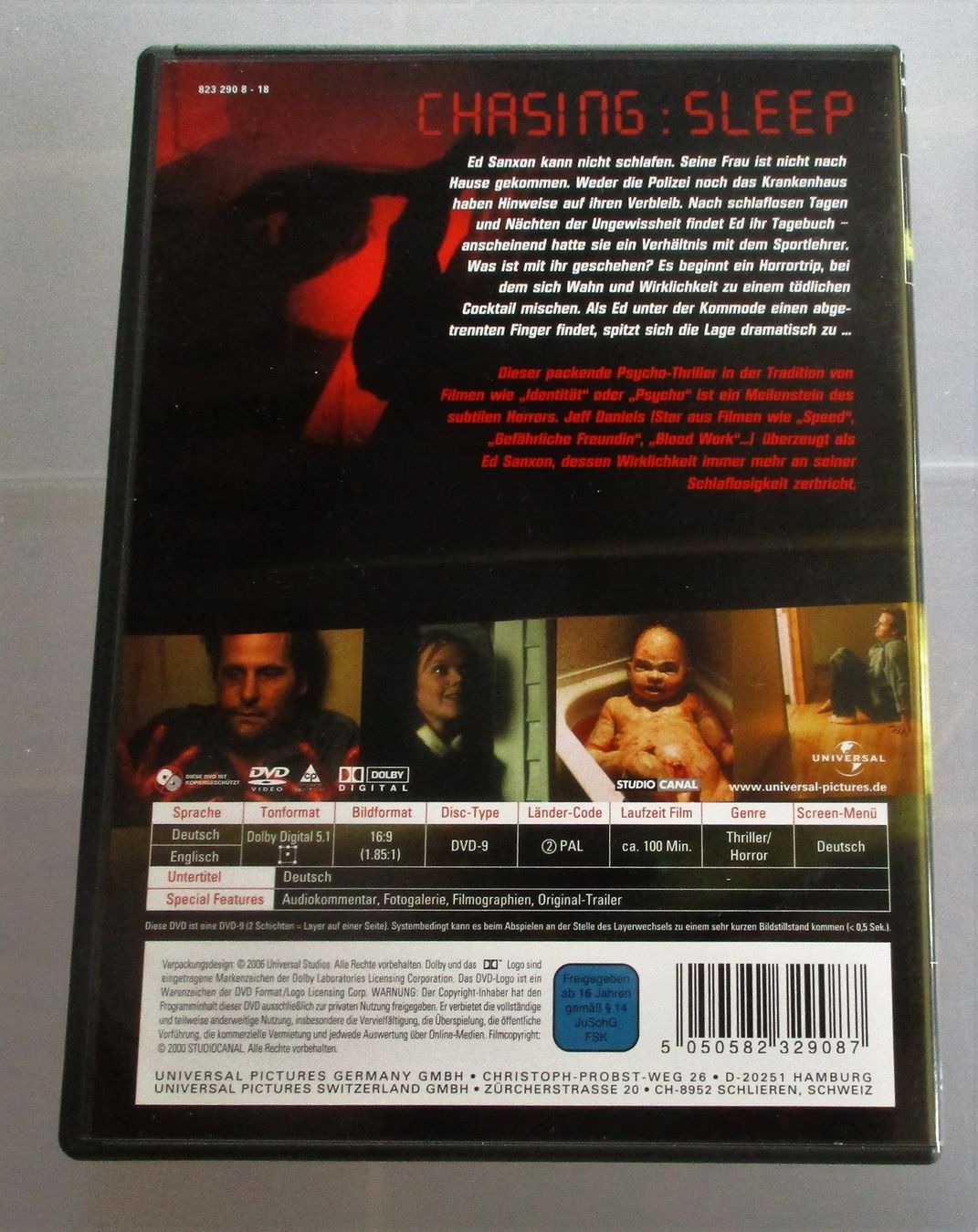 Tutti i DVDs: CHASING SLEEP - Jeff Daniels – Usato da Wattwil venduto da Muriel10 1
