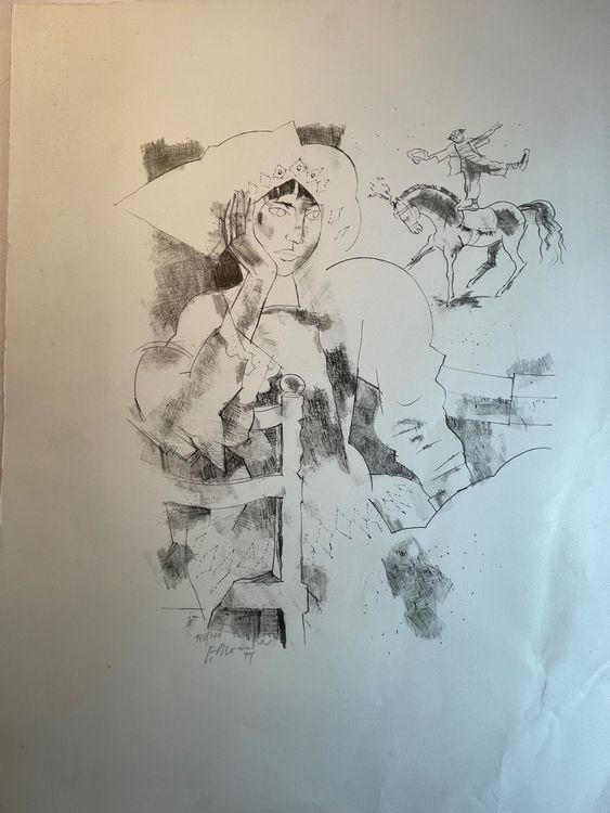 Lithographie von Paul MONNER  REF ARTA 16 II 3