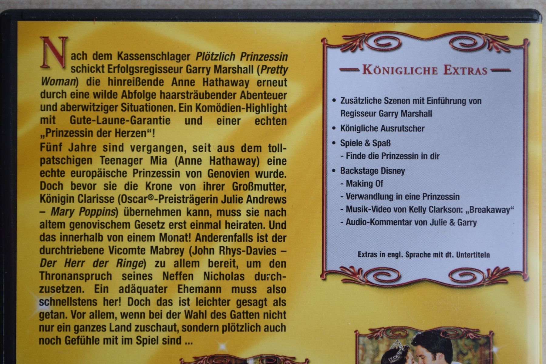Alle DVDs: PLÖTZLICH PRINZESSIN 2 (221) – Gebraucht aus Reutigen von DONDON55 2