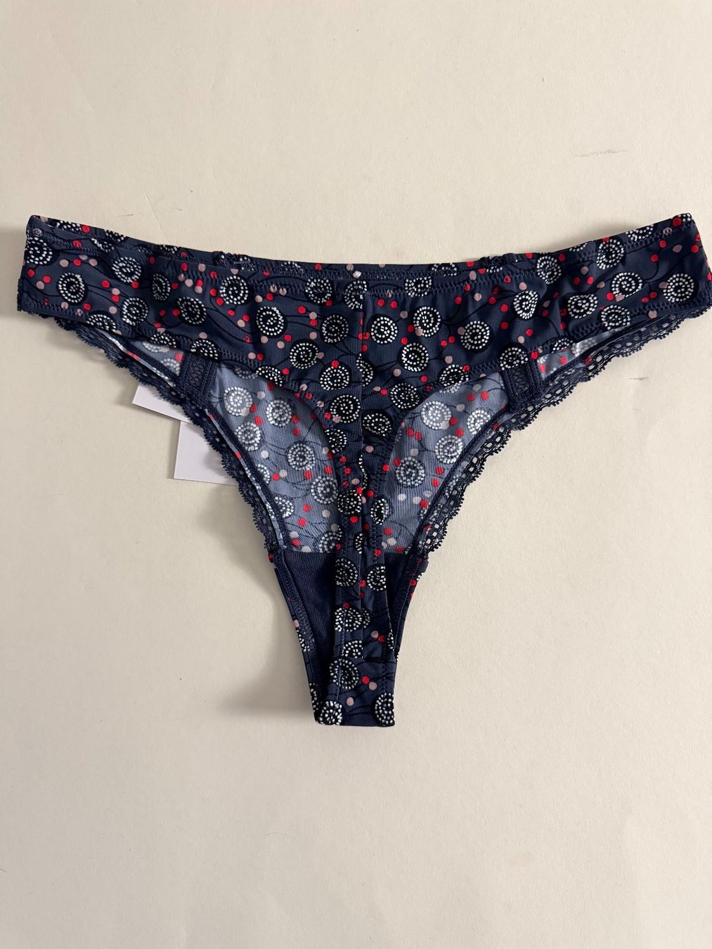 Sonstige Unterwäsche: HECHTER Studio, String HYPNOTIQUE, Grösse 40, Blau/Muster – Neu und originalverpackt aus Rudolfstetten von gst_g7xl 2