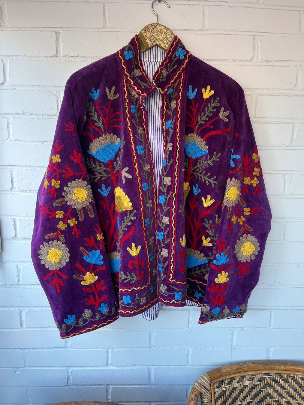 Giacche: Embroidery velvet jacket – Nuovo e nell'imballaggio originale da Chiasso venduto da Pat_chuli 1
