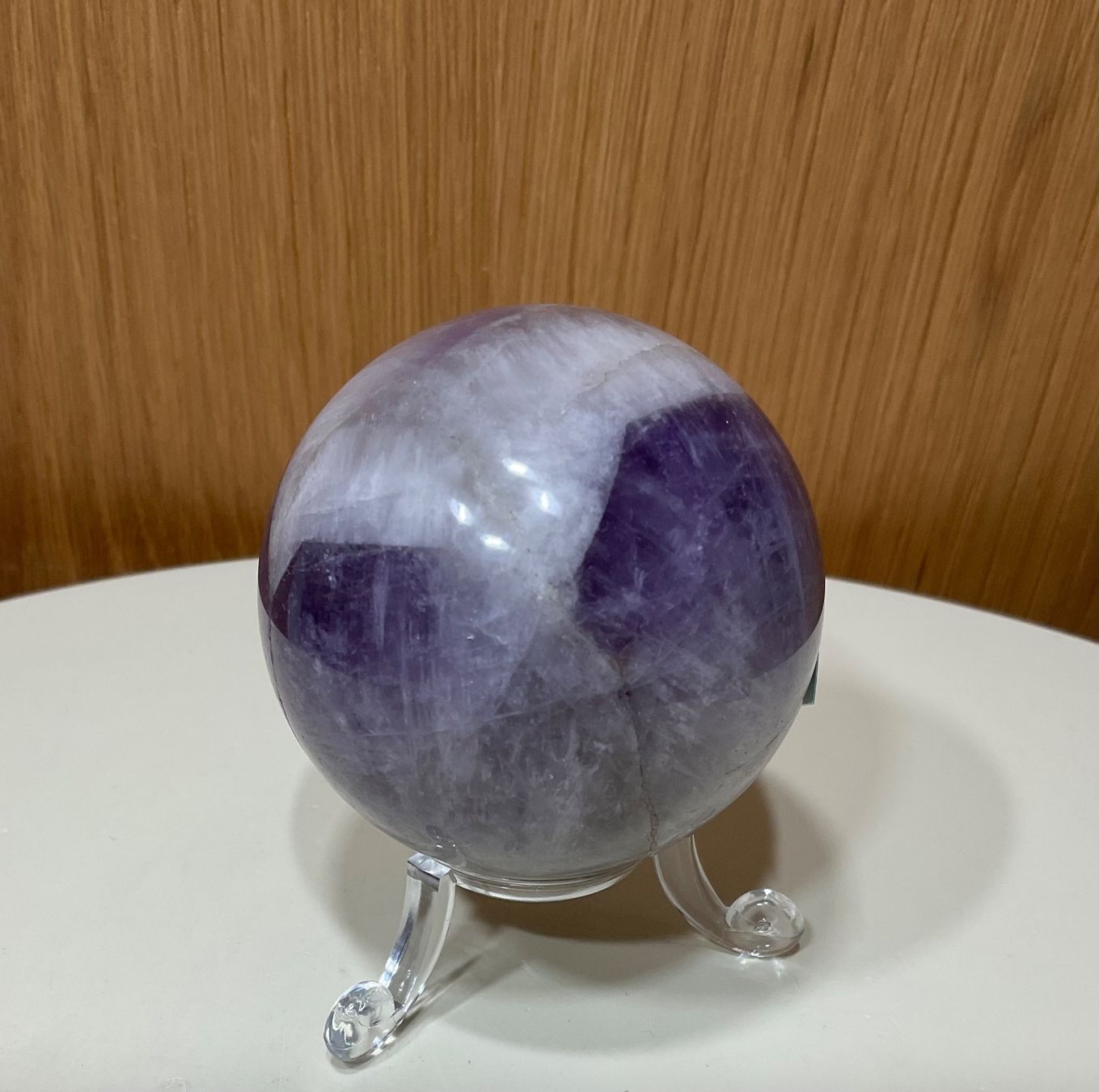 Minerali & Pietre curative: Amethyst Kugel mit Ständer aus Madagaskar – Nuovo (secondo la descrizione) da Gibswil venduto da BestePreis 3