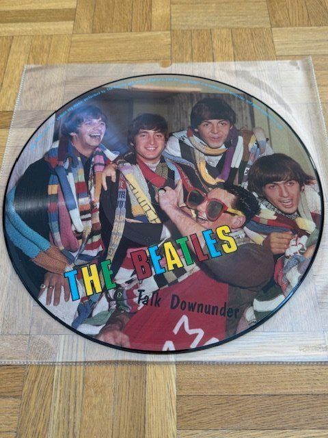 Dischi in vinile: Beatles Talk downunder 12'' Picture – Usato da Territet venduto da Yvanz