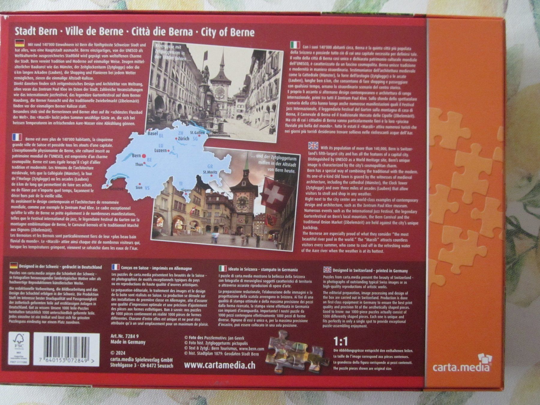 Puzzles: Stadt Bern – Neuf (Voir description) à Hombrechtikon par Falke150 2