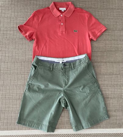 Lacoste Set - Poloshirt und kurze Hosen