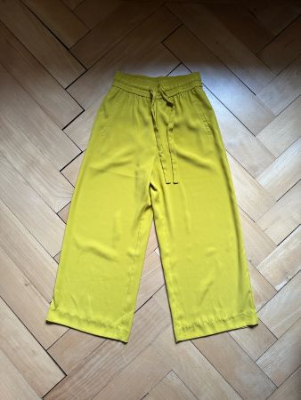 ZARA - Culotte Hose senfgelb fliessend XS