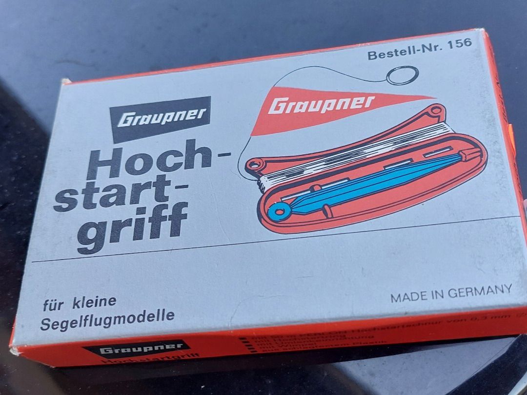 Graupner RC Modellbau: GRAUPNER Hochstartgriff, Bestell-Nr.156 – Neu und originalverpackt aus Deitingen von