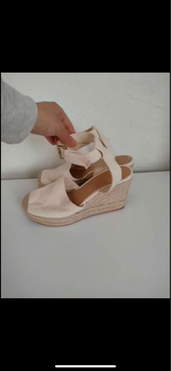 H&M Scarpe da donna: Sandales compensées beiges, taille 37 – Nuovo (secondo la descrizione) da Lausanne venduto da LILI0125 1