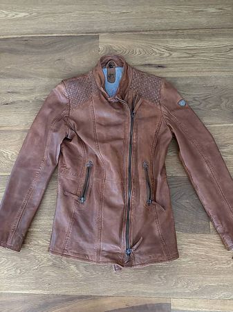 Edle Lederjacke Damen Gr. S, Braun, wenig getragen, perf...