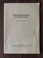 Psychologische Aspekte des totalen Krieges 1960 Militaria