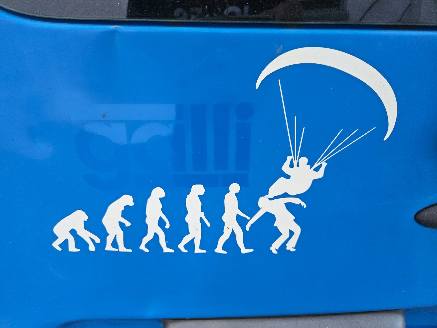 Sticker: Gleitschirmkleber – Usato da Einsiedeln venduto da rainbul68