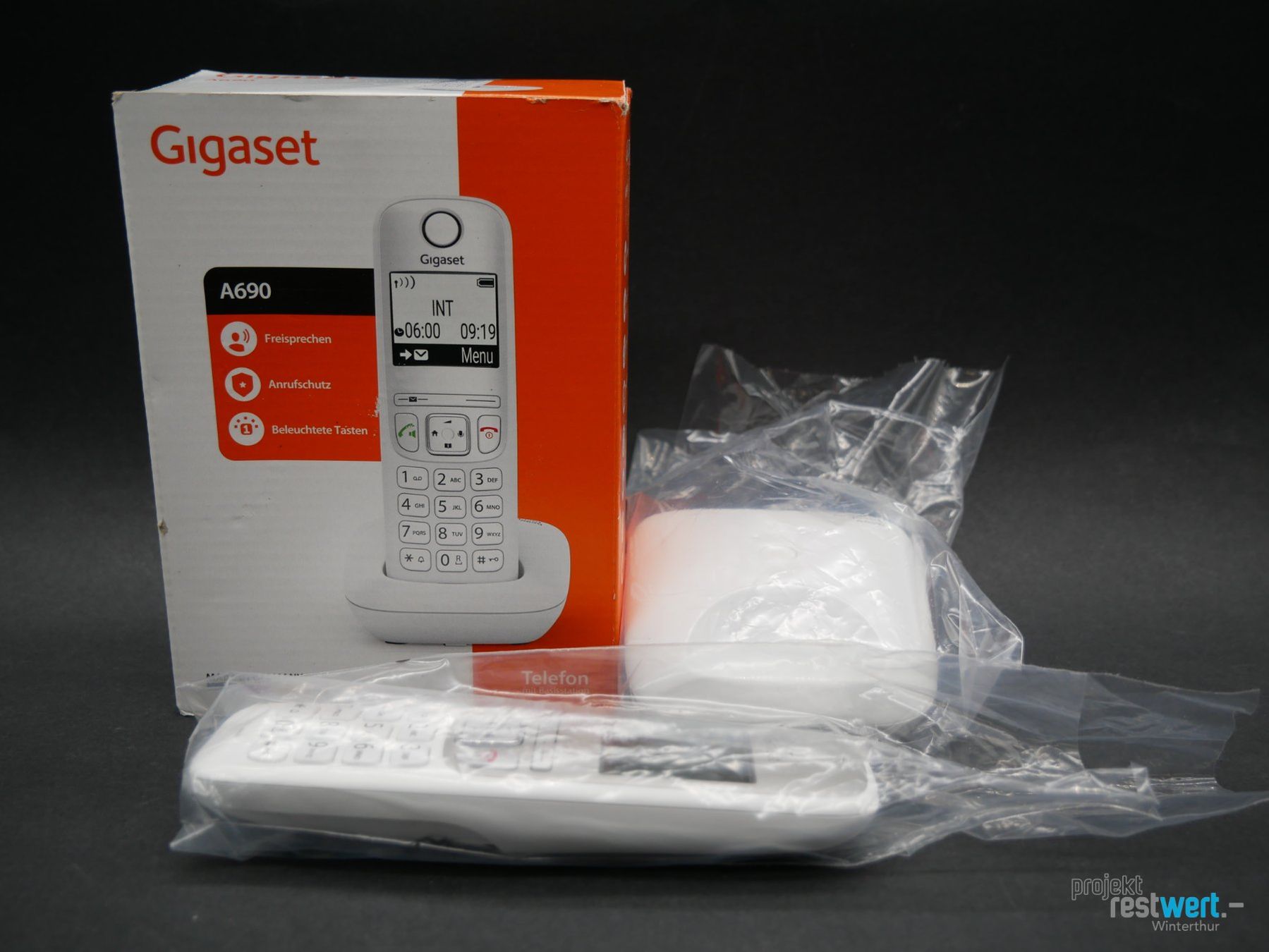 Gigaset Telefone: GIGASET Telefon mit Basisstation – Neu und originalverpackt aus Winterthur von Restwert_Winterthur