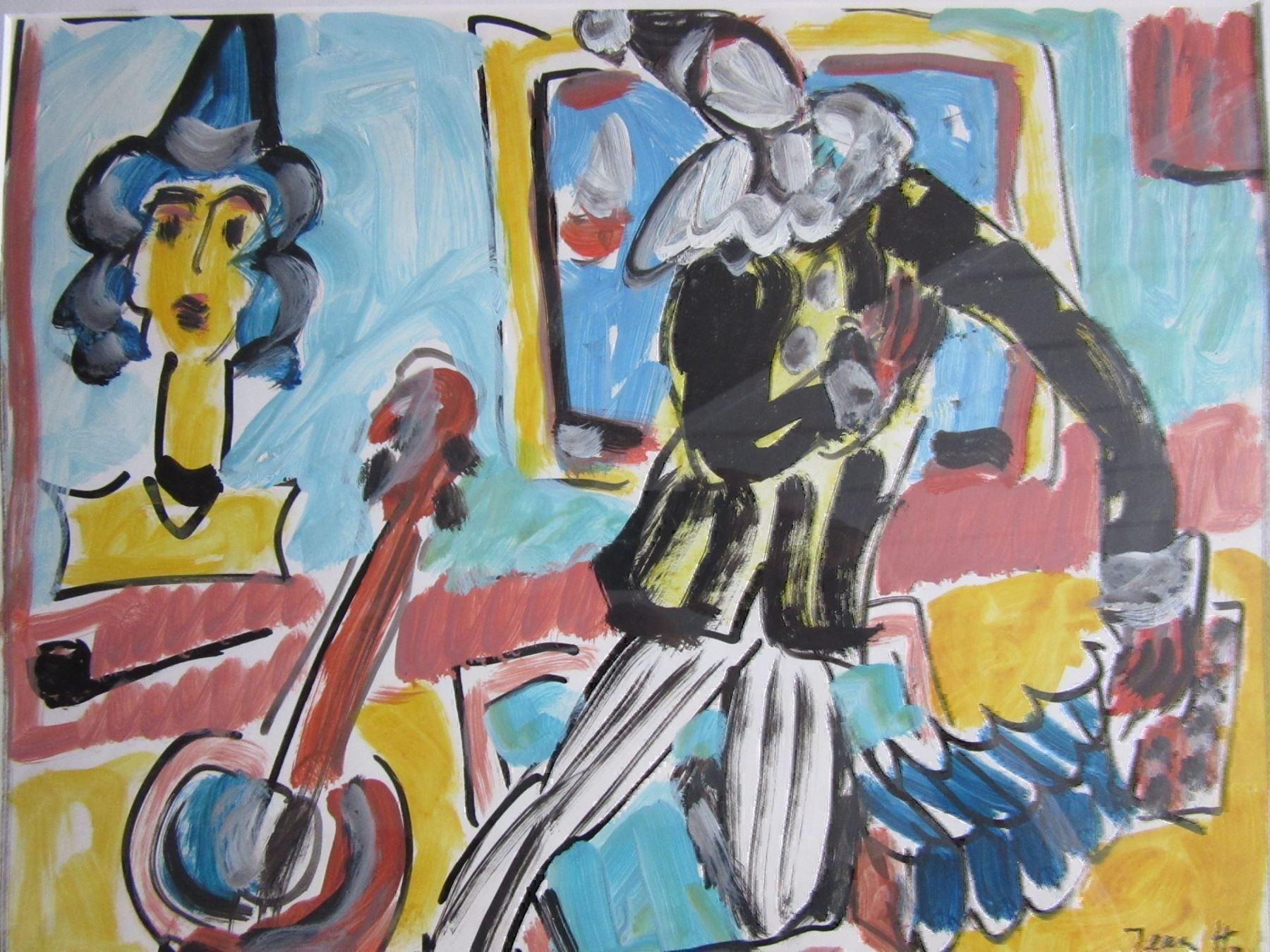Foto & Immagini: JEAN HASLER ORIGINAL ACRYL SIGNIERT MIT RAHMEN – Usato da Gersau venduto da kunst-online