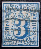 Hamburg Kat. 4 gest. 1859 Kat. 160 Euro
