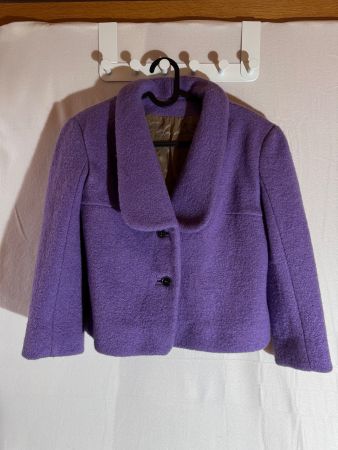 Spezielle lila Jacke Vintage ca Gr. 42