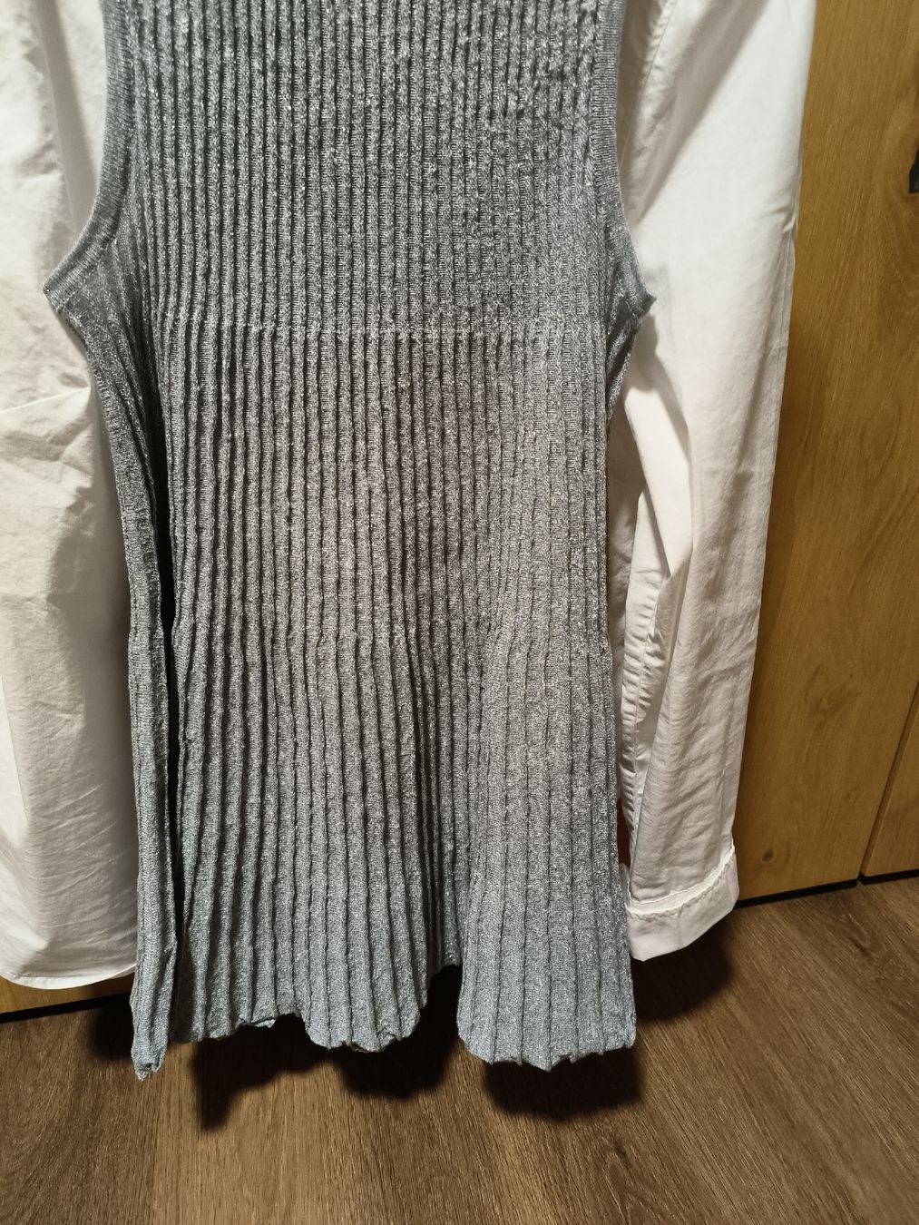 Top: Top/Pullunder von Andre Maurice, Grau, Made in Italy – Nuovo (secondo la descrizione) da Arbon venduto da sch_q2pz 2