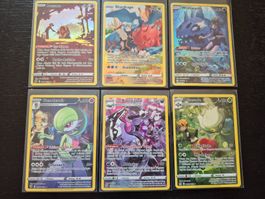 Pokémon 6er Lot Illustration Rare DE/EN Auktion ab 1.-