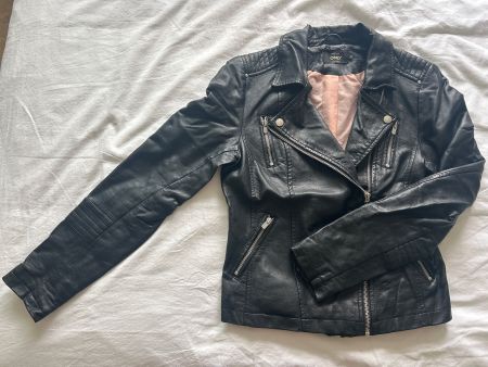 Kunstlederjacke schwarz ONLY