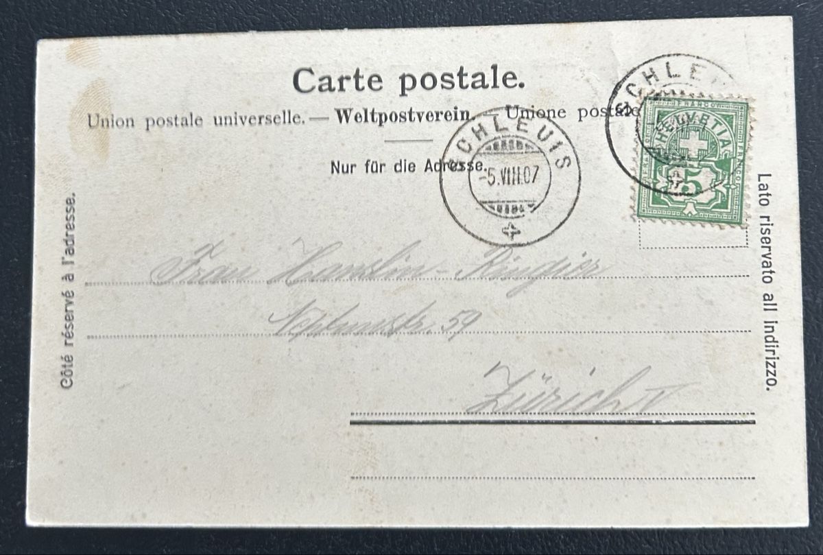 Cartoline postali: Gruss aus Schleuis GR  – Usato da Horw venduto da Tellbub 1