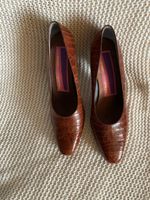 Escarpins Susan Bennis Bennett Edwards cuir crocodile 39