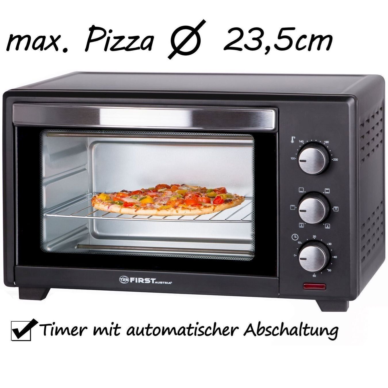 Fours: TZS First Austria 19 L Mini-Backofen – Neuf avec emballage d'origine à Bottighofen par zaap 3