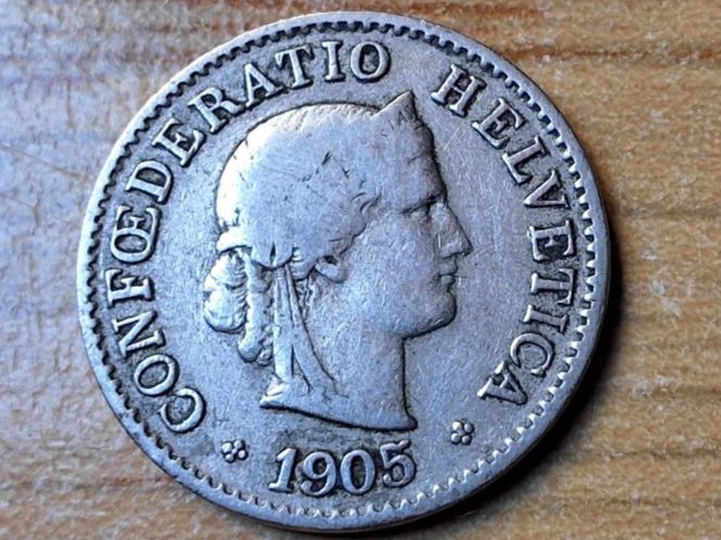 Tutti le monete: 5 Rappen 1905 – Usato da Münchenstein venduto da purbach1 4
