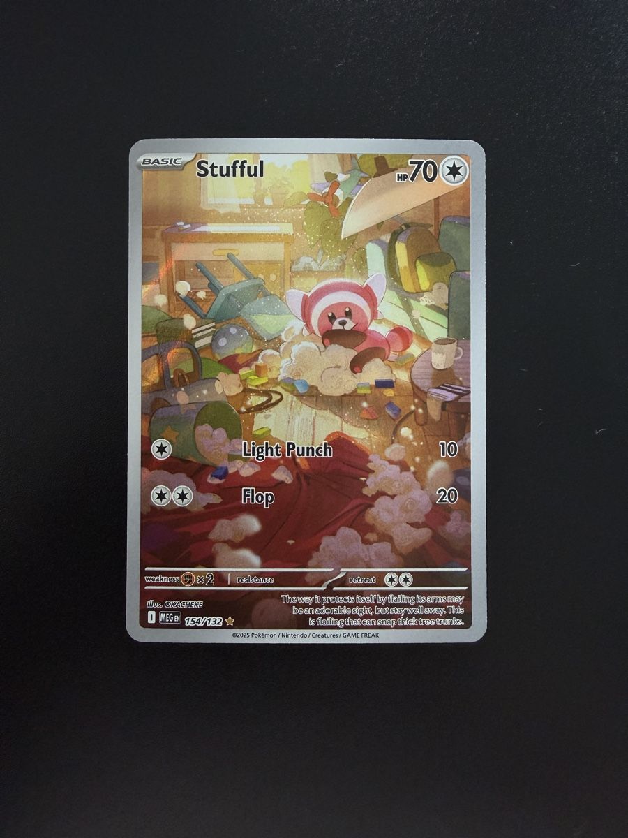 Pokémon Sammelbilder & Trading cards: Pokémon Stufful MEG 154/132 EN – Neu (gemäss Beschreibung) aus Cademario von Yleeyle